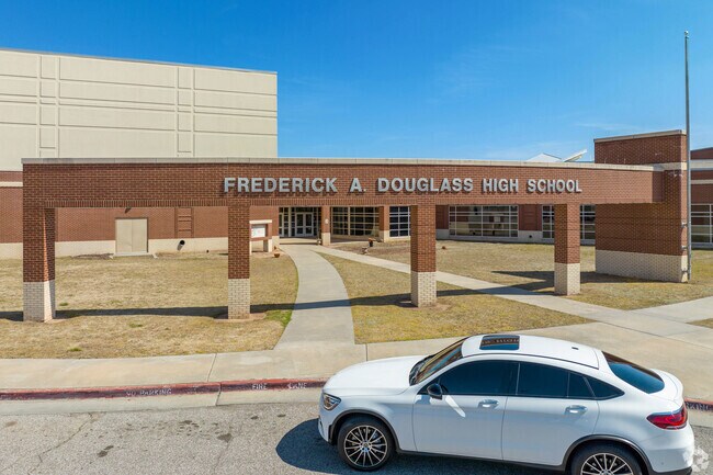 Entrance to Douglass High School