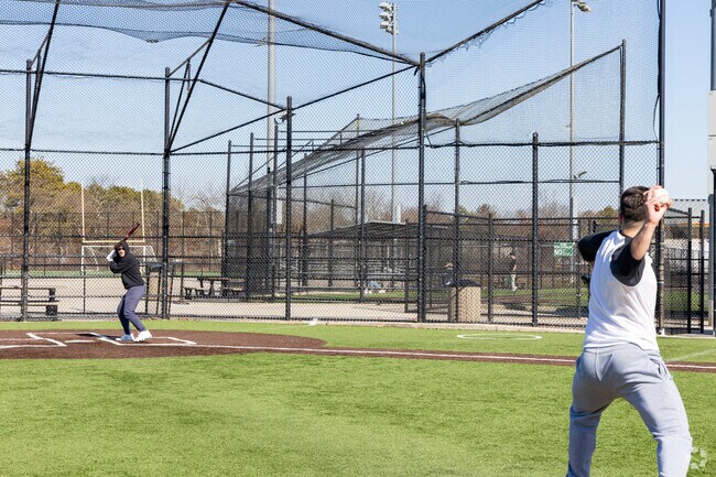 A few locals practicing here at the Medford Athletic Complex by Patchogue.