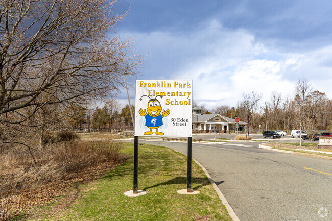 Franklin Park Elementary School is located in the town center, making it accessible for local students.