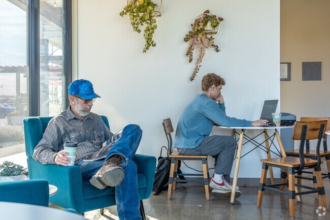 Mazevo Coffee offers a peaceful retreat with its specialty drinks and relaxed vibe.