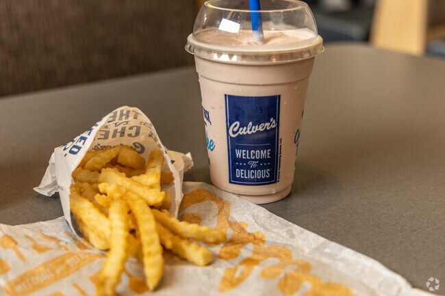 Grab a snack at Culver's on your way home to Lincoln Creek.