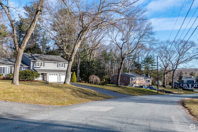 Tree-lined streets grace Nichols Corner, adding charm and character.