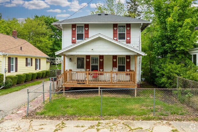 Four Square style homes stand out in the Eastside neighborhood.