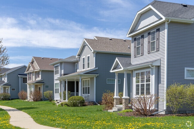 Sun Prairie is home to many new development styles, showcasing New Traditional houses in neighborhoods like Shonas Highlands.