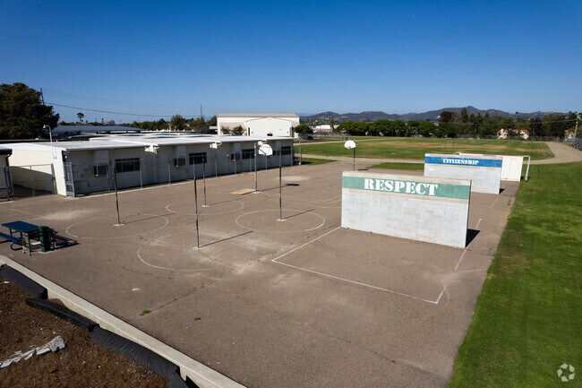 The playing area for recess at Vista Innovation and Design Academy in Vista.