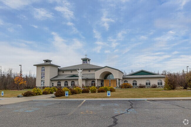 Sacred Heart Church provides Christian residents a worship space in South Lakes.