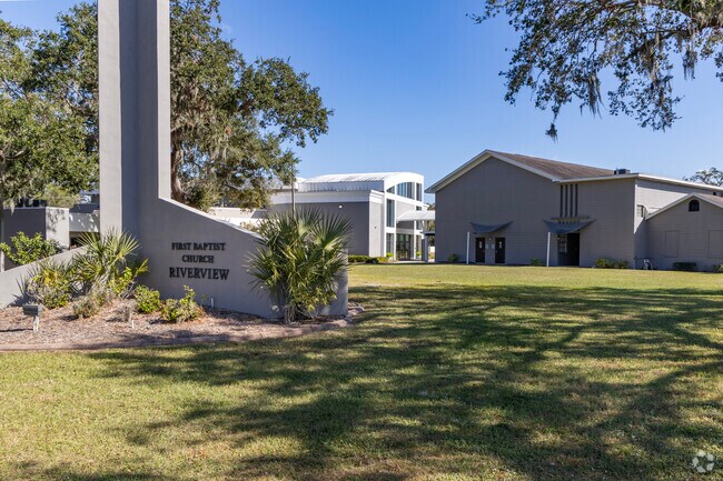 The First Baptist Church of Riverview, built in 1883, is in the heart of Riverview.
