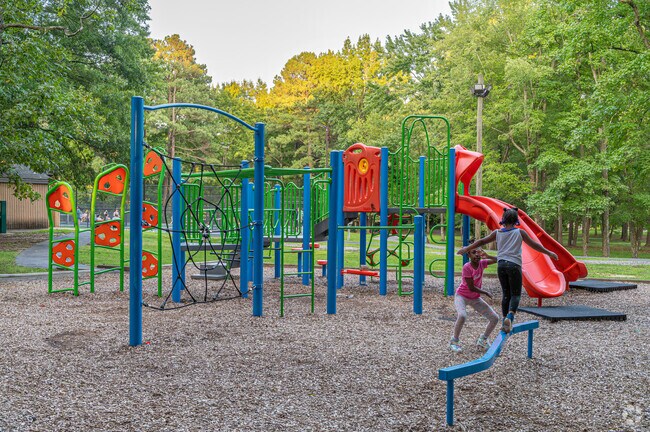 Afternoons are fun at the Hidden Creek Park & Recreation Center playground near Eastview.