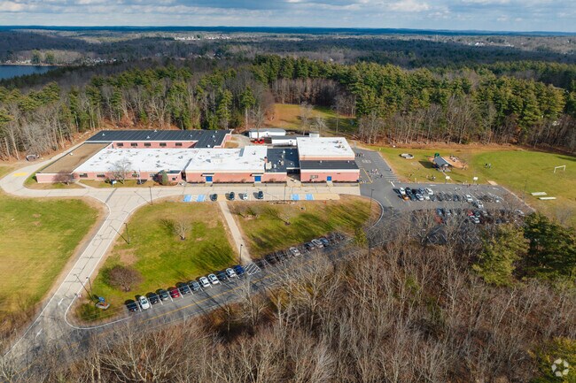 Hampstead Middle School has an ample amount of parking for parents and staff.