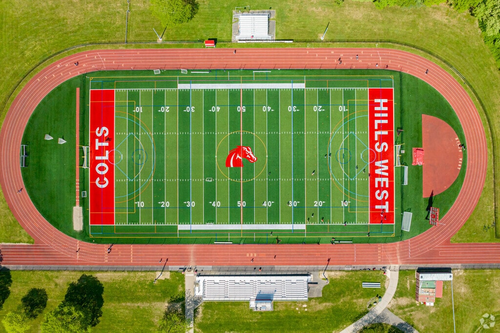 Half Hollow Hills High School has a great athletic department and top-of-the-line amenities.