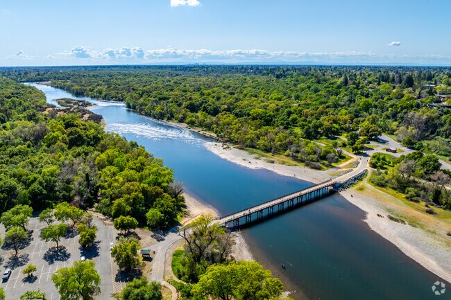 Sunrise Recreation Area has river access and a bike trail.