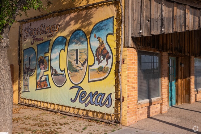 Downtown Pecos displays historic charm with the modern West Texas lifestyle.