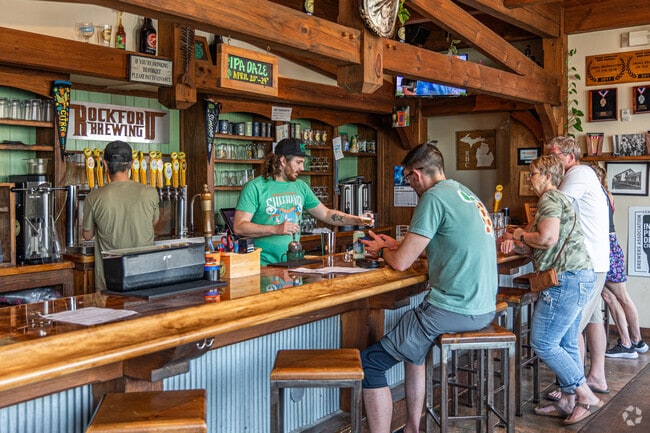 The Rockford Brewing Company is a popular bar destination for Courtland Township residents.