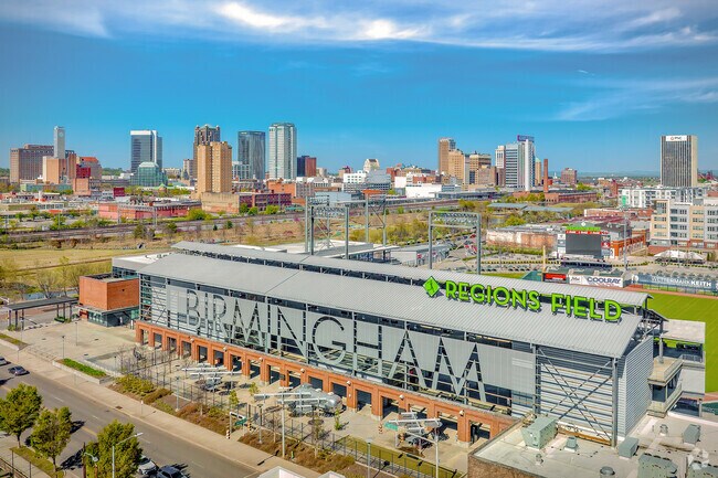 Tarpley City sits minutes from downtown Birmingham for easy access.