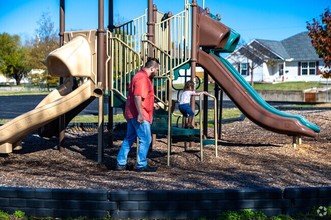 Kids love to climb on the playground at Cunningham Park in Southridge.