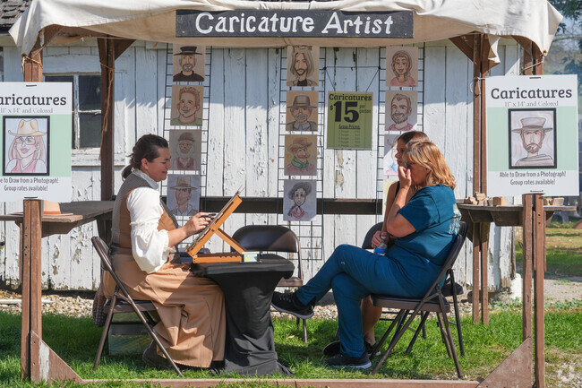 A fun caricature is one of the many activities at the Family Fall Festival in Lowell.