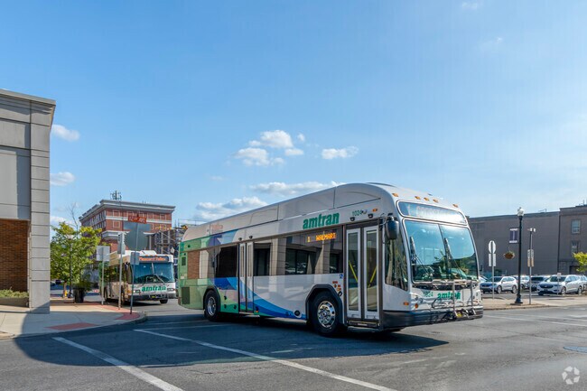 Residents take the Amtran bus to downtown and other destinations like Penn State downtown.