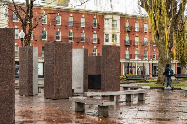 The beautiful installation at Jack Keroack Park near Lower Highlands honors the hometown hero.