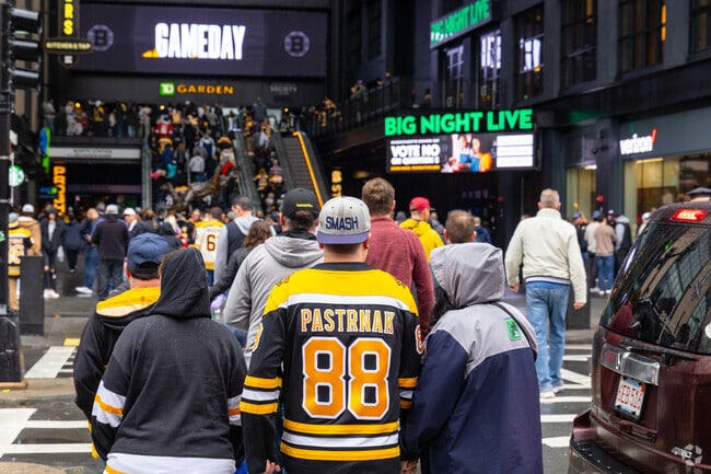 Game day at TD Garden is an always event in the West End.