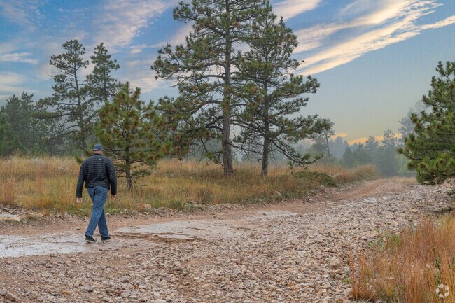 There are several wooded walking trails which locals frequently access and enjoy.