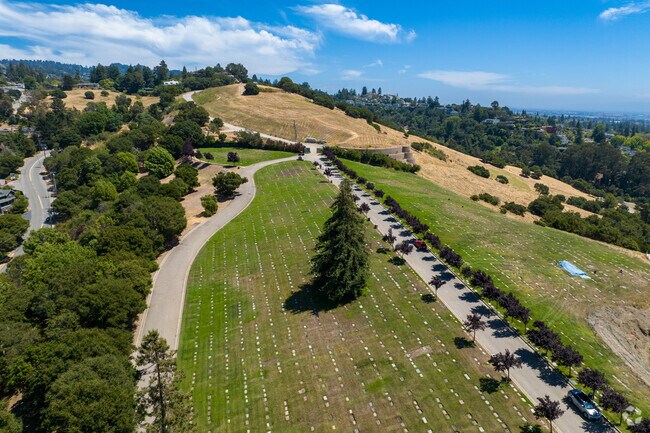 The Mountain View Cemetery is a 226-acre rural cemetery located in Upper Rockridge.