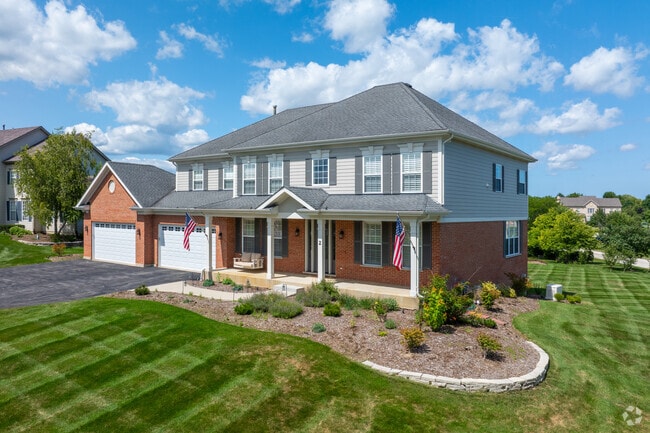 Semi-custom new traditional homes can be found throughout Hawthorn Woods Country Club area.