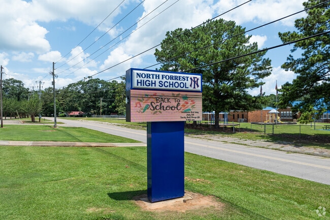 State test results show 52% of North Forrest High School students are math proficient.