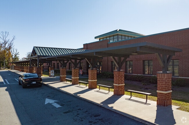 Otis J. Brock Elementary School is located close to downtown Savannah.