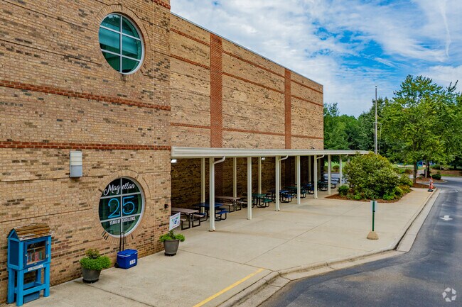 According to Niche.Com, Magellan Charter School has a student-teacher ratio of 14 to 1.