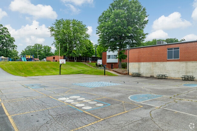Forest Hill Elementary School students have many opportunities to be outdoors.