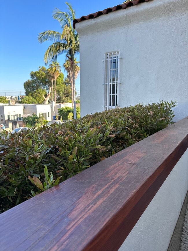 French doors open up to balcony