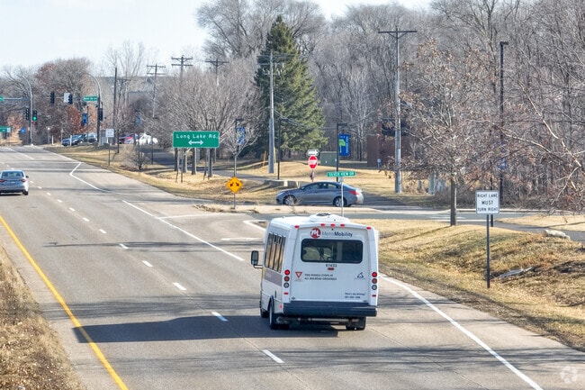 There is public transportation with Metro Mobility in Mounds View.