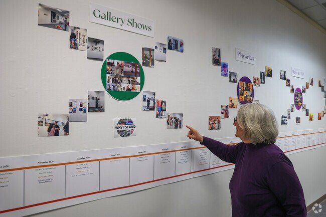 The artistic community thrives in Greenfield at the LAVA Community Arts and Humanities space, where rotating gallery shows inspire the public.