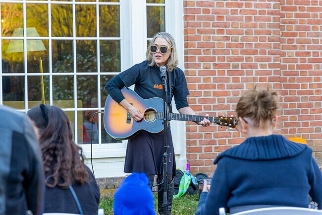 Live music has everyone singing at Pumpkin Glow.