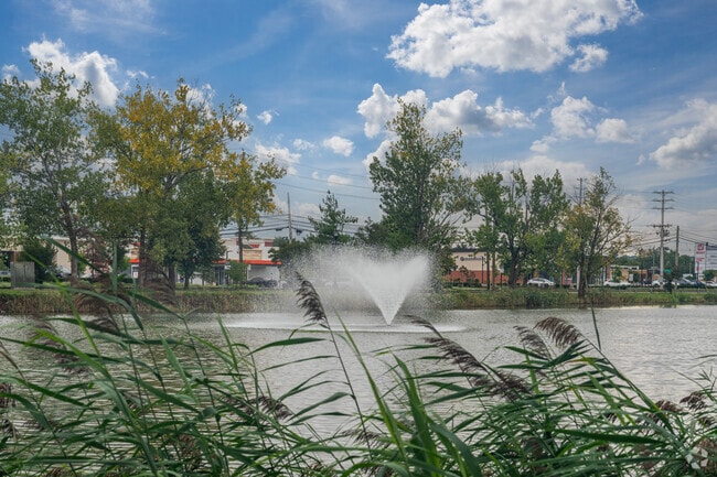 Enjoy the views of the scenic fountains at Lakeview Field in neighboring Little Field.