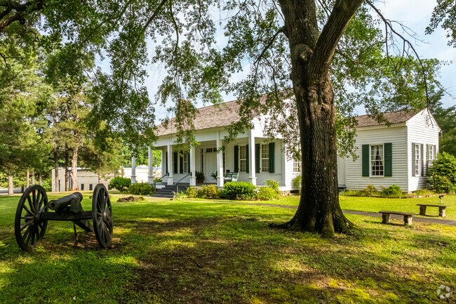 The McCollum-Chidester House still stands in Camden and during tours, visitors can see where the dwelling was damaged by cannons and other firearms.