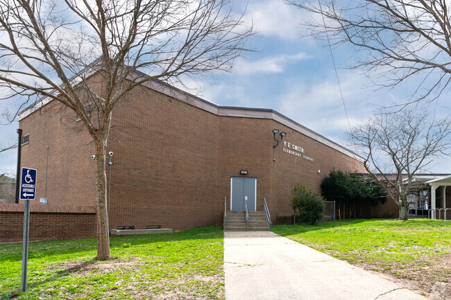 Y.E. Smith Elementary in East Durham serves grades PK, K-5 and a student-teacher ratio of 12:1.