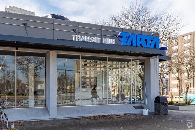 The TARTA transit hub on Cherry Street connects Lagrange residents to the rest of the city.