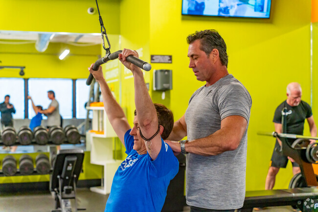 Achieve your health goals at Fitness First, just minutes from Echo Bend Ranch.