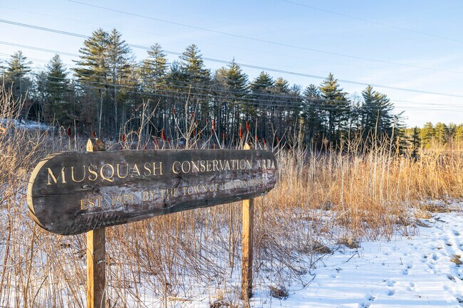 Musquash Conservation Area is Londonderry's largest conservation tract. The area includes over 1,000 acres of land with an extensive marked trail system.