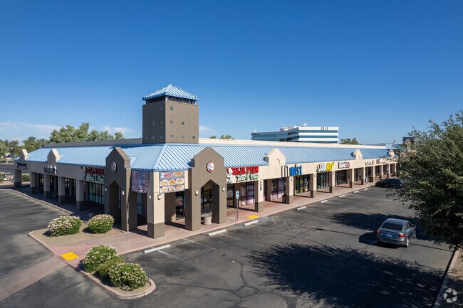 Shopping centers are found at multiple intersections in Limberlost.