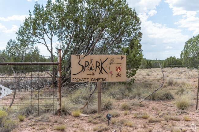 A Spark in the Dark Campground is just outside Ash Fork.