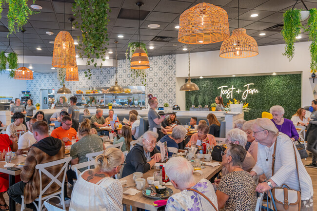 Located near Downtown Lawton, Toast+Jam features tasty brunches and a modern interior.