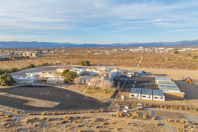 Richmond Elementary School offers a sprawling campus when viewed from above.