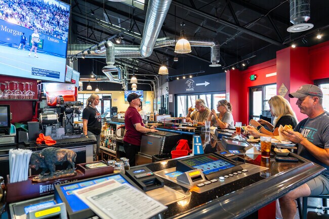 Great Basin Brewery combines pub fare with screens for watching the game.