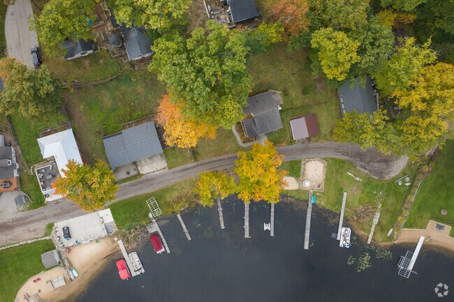 Big Pine Island Lake is a hub for watersports in Grattan Township.