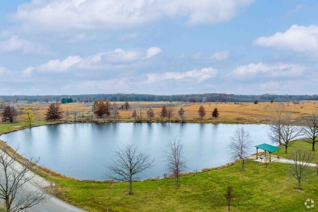Middle Fork River Forest Preserve near Penfield has a nice lake for fishing and swimming.