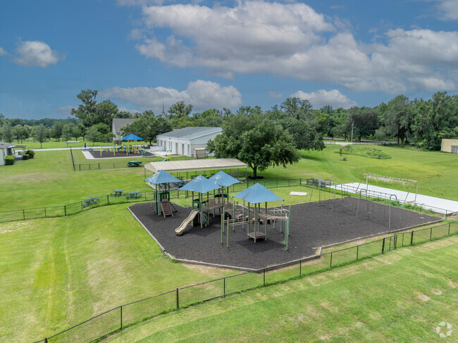 Redeemer Christian School  has plenty of play area for its students.