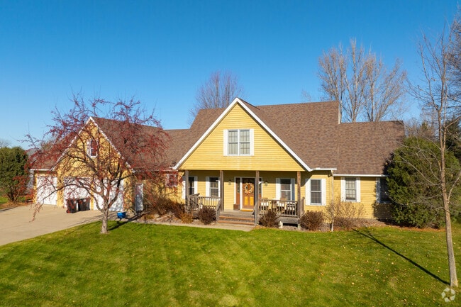 New traditional homes in Becker feature large lots and inviting porches.