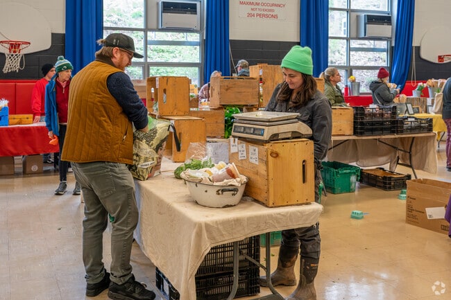 The Tarrytown Sleepy Hollow's Winter Farmers Market takes place inside John Paulding School.